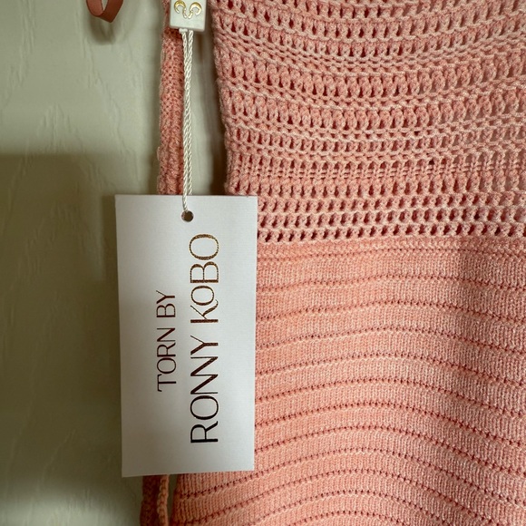 Torn by Ronny Kobo Pink Knit Dress - Picture 5 of 7